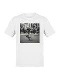 Goose with "Choose Violence" Sign Men's T-shirt