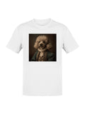 Aristocratic Poodle Portrait Art Men's T-shirt