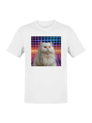 Retro Futuristic Cat Art Men's T-shirt