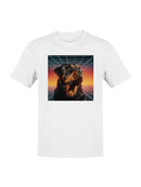 Rottweiler Retro Sunset Men's T-shirt