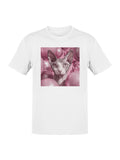Sphynx Cat with Pink Glitter Spheres Men's T-shirt