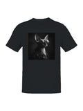 Stylish Sphynx in Leather Jacket Men's T-shirt