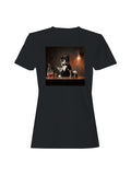 Feline Mixologist Portrait Women's T-shirt