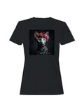 Regal Sphynx with Floral Crown Women's T-shirt