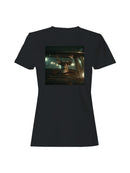 Driving Deer at Night Women's T-shirt