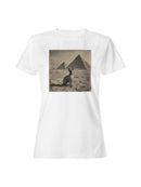Sphynx Cat in Egyptian Desert Women's T-shirt