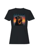 Rottweiler Retro Sunset Women's T-shirt