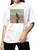 Desert Vulture Vintage Landscape Women's T-shirt