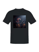 Parrot Playing Drums in Concert Men's T-shirt