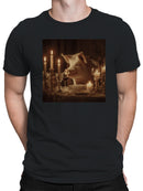 Pig's Candlelit Feast Men's T-shirt