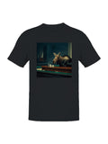 Moose in Diner Surreal Artwork Men's T-shirt