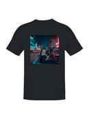 Night Drive with Panther Men's T-shirt