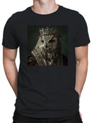 Majestic Owl in Royal Attire Men's T-shirt