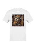 Construction Raccoon Worker Art Men's T-shirt