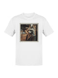 Streetwise Raccoon in Leather Men's T-shirt