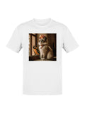 Regal Cat and Parrot Harmony Men's T-shirt