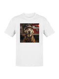 Courageous Canine Firefighter Men's T-shirt