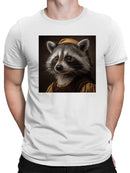 Regal Raccoon in Renaissance Attire Men's T-shirt