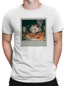 Opossum Feasting on Crawfish Men's T-shirt