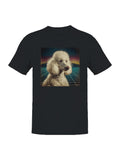 Retro Futuristic Poodle Portrait Men's T-shirt