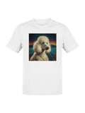Retro Futuristic Poodle Portrait Men's T-shirt