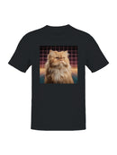 Retro Futuristic Cat Vision Men's T-shirt