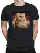 Retro Futuristic Cat Vision Men's T-shirt