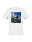 Surfing Penguin Ocean Adventure Men's T-shirt