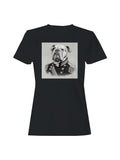 Noble Bulldog Officer Portrait Women's T-shirt