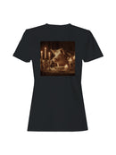 Pig's Candlelit Feast Women's T-shirt