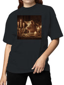 Pig's Candlelit Feast Women's T-shirt