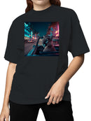 Night Drive with Panther Women's T-shirt