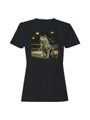 Shiba Inu in Samurai Armor Women's T-shirt