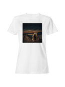 Bulldog Scream at Sunset Bridge Women's T-shirt