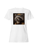 Regal Raccoon in Renaissance Attire Women's T-shirt