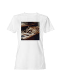Sleepy Raccoon Office Desk Decor Women's T-shirt