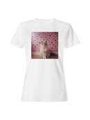 Butterfly Dreaming Cat Aesthetic Women's T-shirt