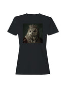 Majestic Owl in Royal Attire Women's T-shirt