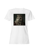 Majestic Owl in Royal Attire Women's T-shirt