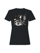 DJ Rabbit Spinning Vinyl Beats Women's T-shirt