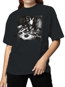 DJ Rabbit Spinning Vinyl Beats Women's T-shirt