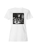 DJ Rabbit Spinning Vinyl Beats Women's T-shirt