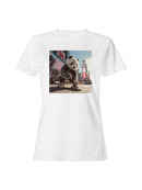 Panda Skateboarding Adventure Women's T-shirt