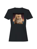 Retro Futuristic Cat Vision Women's T-shirt