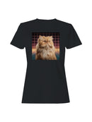 Retro Futuristic Cat Vision Women's T-shirt