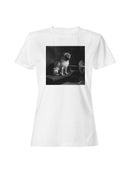 Pug on Vintage Gym Bench Women's T-shirt