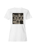 Bowling Penguins Vintage Scene Women's T-shirt