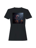Parrot Playing Drums in Concert Women's T-shirt