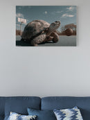 Tortoise Basketball Court Fun UN Poster