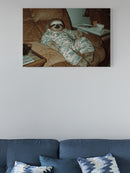 Cozy Sloth in Pajamas Relaxation UN Poster